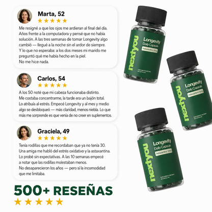 NextYou Longevity — Astaxantina 12mg